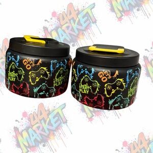 Colorful Gaming-Themed air tight Containers